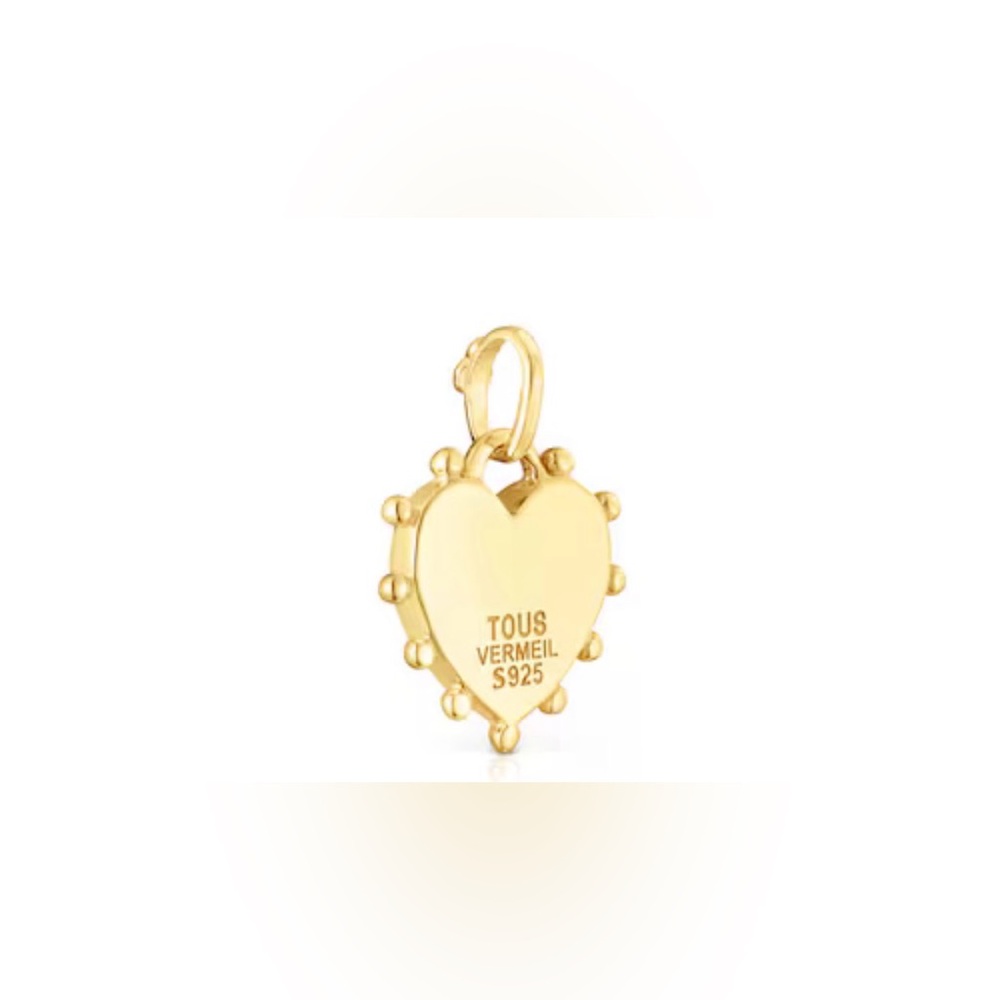TOUS Silver Vermeil Heart Pendant - Picture 3 of 5